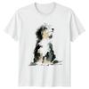 Watercolor Doodle Dog Art TShirt Doodle Dog Dog Lover Birthday Gift