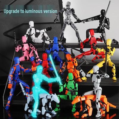 13-Joint Movable Lucky Doll: DIY Decompression 3D Printed Toy Mannequin