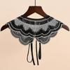 Perfect Match Lapel Fake Collar Shawl For Women Neck Decorative Chocker Necklace Women Detachable False Collar Doll Ladies Half Shirt Collars