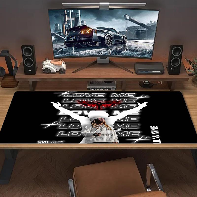 Lil Wayne Color Mouse Pad Large Gaming Table Cushion Non-slip Laptop Tablet Big Mousepad XXL Mat Mini PC Playmat With Lock Edge