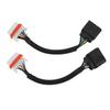 2pcs Headlight Wiring Harness Adapter 7L6 971 071 A Car HID Headlamp Wiring Harness Connector