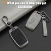 2026 Hot Car Sticker Zinc Alloy + Leather Car Key Case Cover for KIA Rio Rio5 Sportage Ceed Cerato K3 KX3 K4 K5 Sorento Optima P