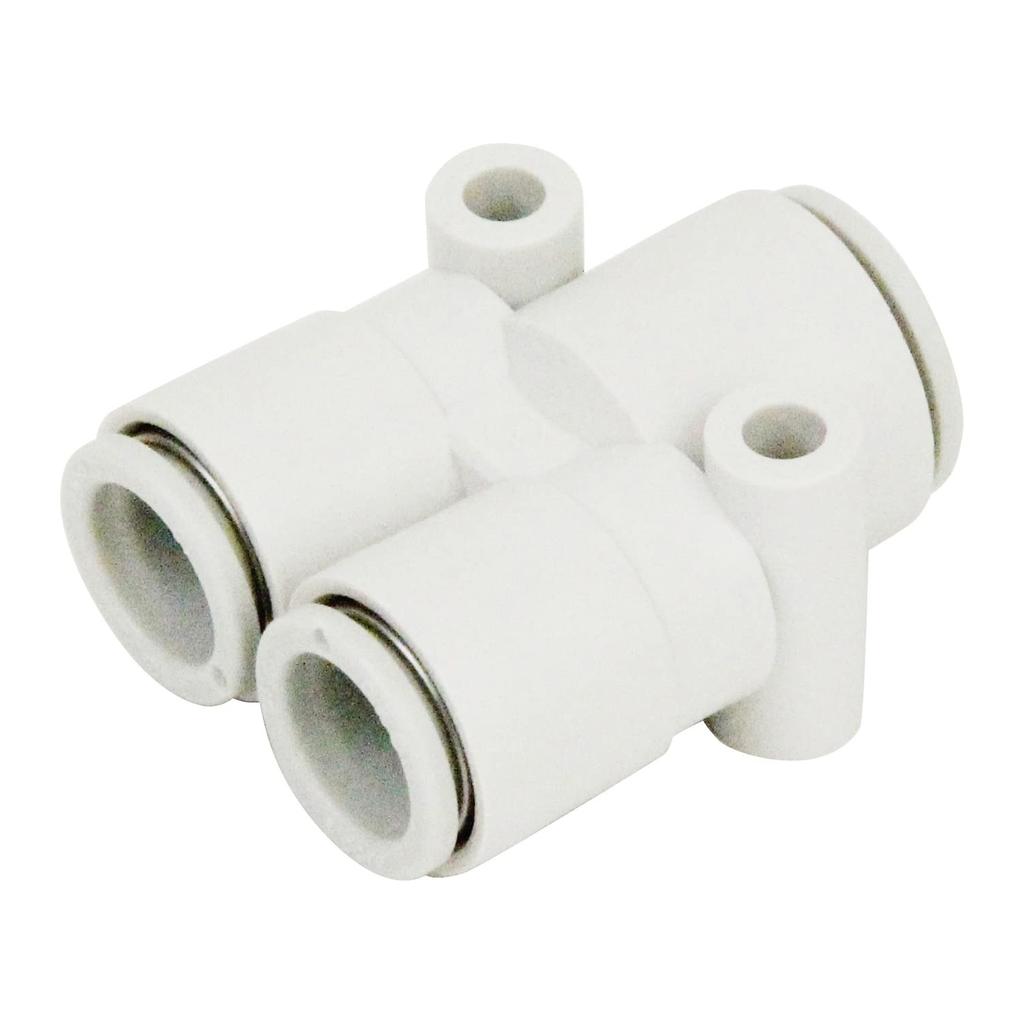 SK11 pipe reducing union for applicable tube outer 10mm x 2 outlets (SK11) One-touch fitting, tubes, diameter / 12mm, KQ2U10-12A
