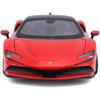 Bburago 1/24 Scale Ferrari SF90 Stradale Red [Open Engine Compartment Version] / Diecast Model Car, Finished Product, 18-26028(CN)