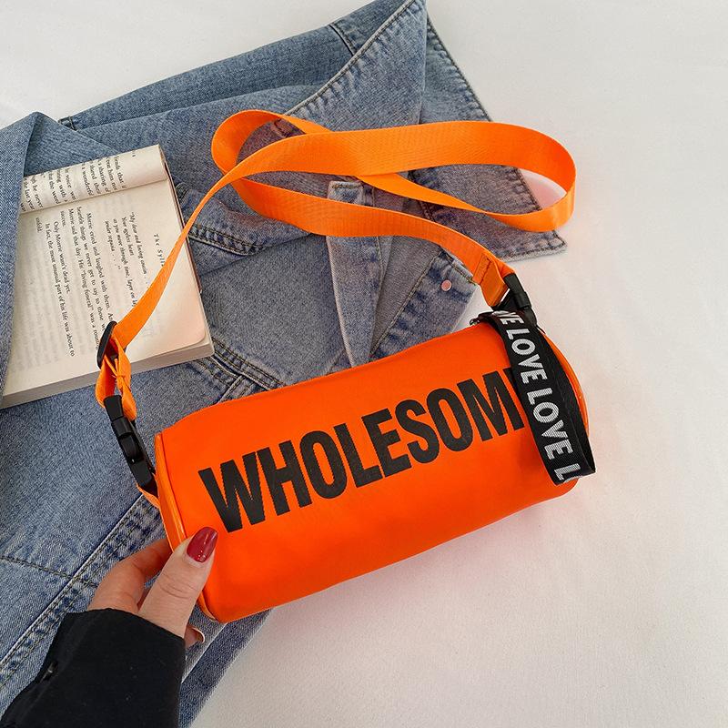 Round-shaped Slanted Crossbody Small Bag, Trendy Single-shoulder Bag, Girl's Simple Casual Sports Money Bag