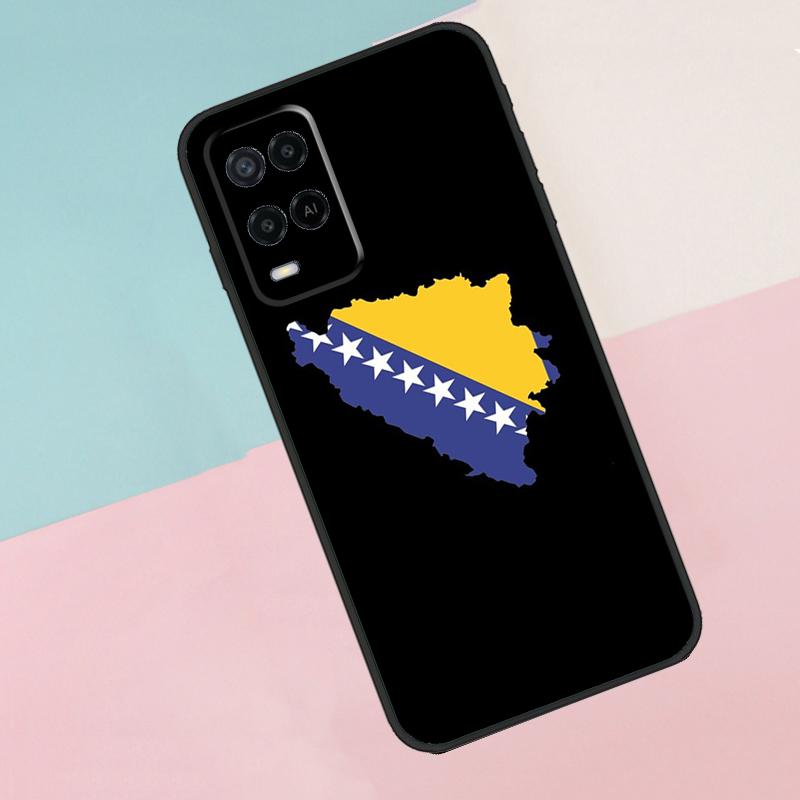 

Bosnia Flag For Oppo A16 A76 A96 A15 A80 A60 A40 A94 A54 A98 A78 A18 A38 A58 A17 A77 A74 A57S Phone Case OPPO A54 4G