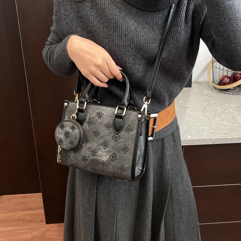 OGAR Damen Retro Monogramm Tragetasche