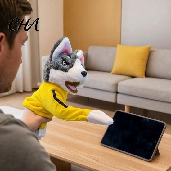 Shark And Dinosaur Pet Toys Boxing Animal Hand Puppet, Plush Dog Toy for Pets, Interactive Soft Cotton Filled Play Training Prop, Chew Scratch