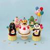 1pc Japanese Cat Decoration Celebration Scene INS Bakery Coffee Shop Decoration Shooting Micro Resin Small Decoration