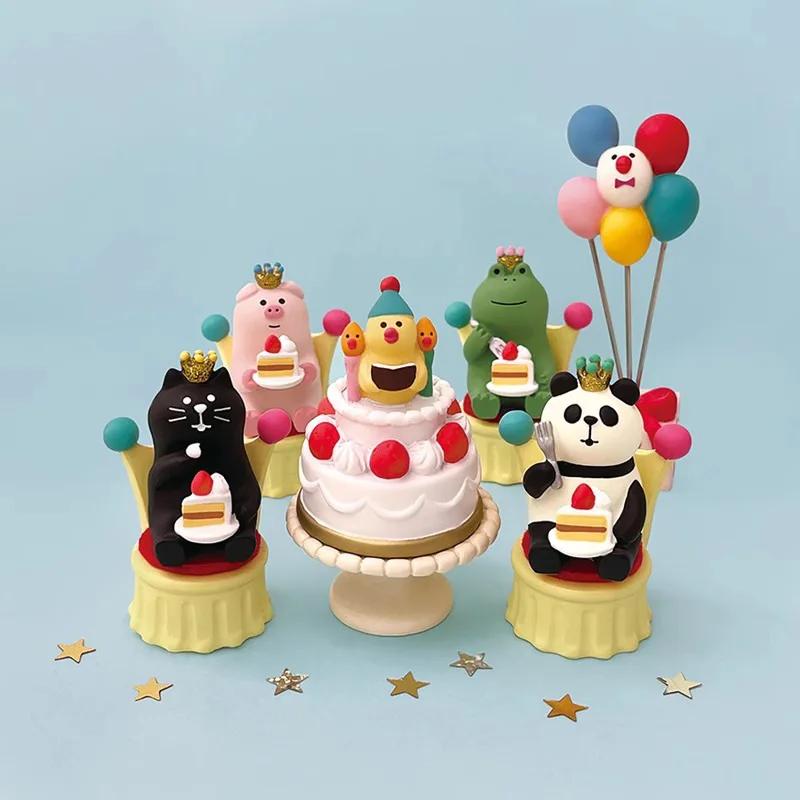 1pc Japanese Cat Decoration Celebration Scene INS Bakery Coffee Shop Decoration Shooting Micro Resin Small Decoration