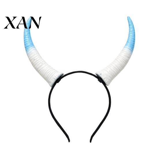 Snap-on Horn Accessories Halloween Ram Headband, Detachable Devil Headpiece for Retro Simulation Headband Carnival Party, Festival Cosplay Hair