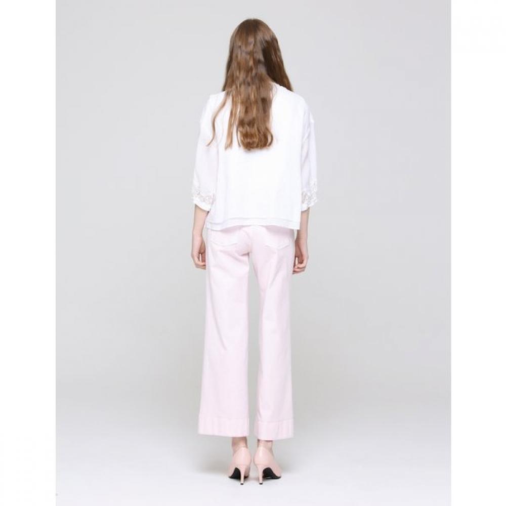 SON JUNG WAN Frill Lace Linen Jacket Zjk6262181