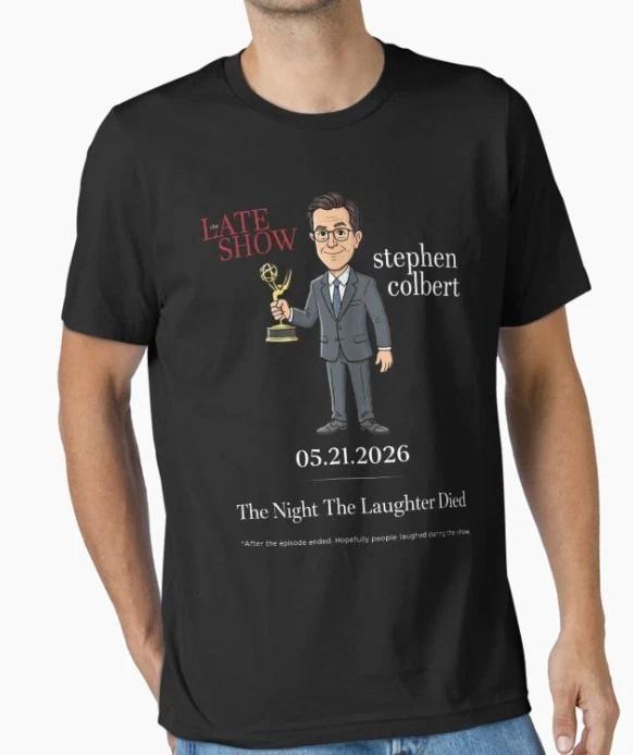 Stephen Colbert - The Night The Laughter Died T-Shirt S