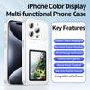 Dynamic Phone Case For Iphone Photo Transfer, Video Playback, Touch Screen, Multifunctional Bluetooth Phone Cover For IPhone 17 16 15