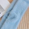 Ins Cartoon Eyes Mink Fur Socks Soft Pile Up Sleeping Socks Women Funny Hosiery Dot Socks Girls