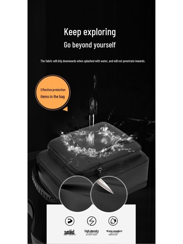 Trendy Men's Lightweight Crossbody Backpack - Casual Single Shoulder Messenger Bag