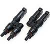 Xrten 1 Paire MC4 Y Panneau Solaire Connecteurs, Connecteurs De Cble Splitter Coupler Outil Combinateur