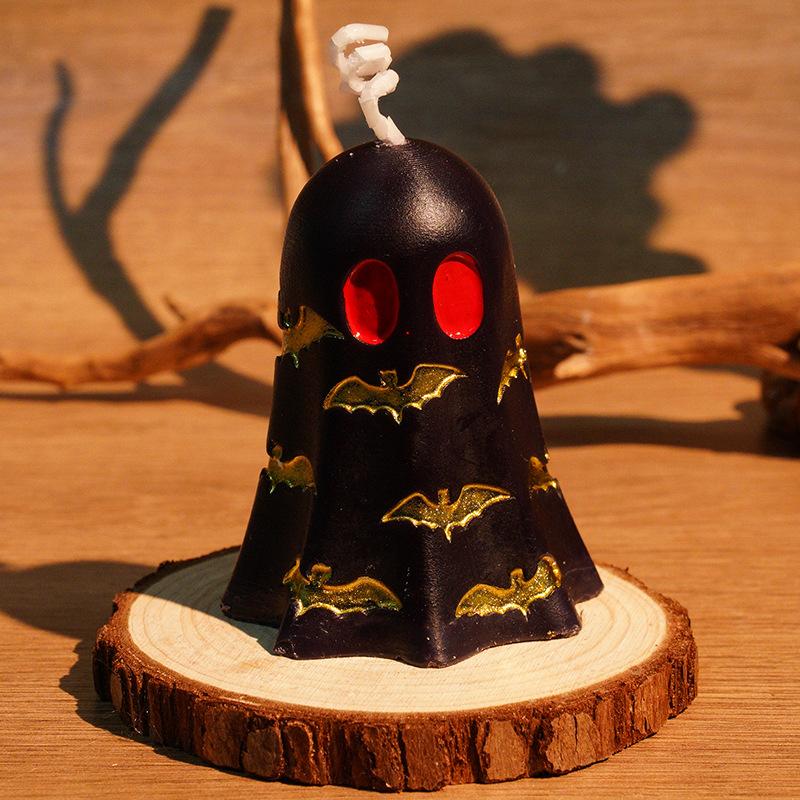 Velas Perfumadas de Abóbora Fantasma de Halloween Velas Criativas de Aromaterapia Decorativas Presentes para Festival Decoração Assustadora para Festa em Casa Vela 3D