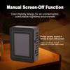 5 in 1 Air Quality Monitor, PM2.5 PM10 PM1.0 Detector with LCD Color Screen, Portable Temperature Humidity Meter for