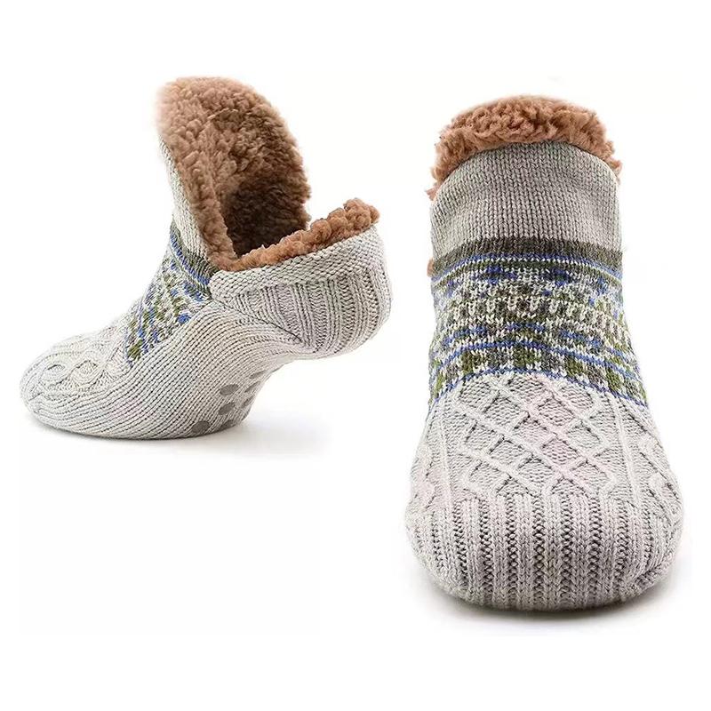 Winter Warm Thermal Socks for Men And Women Non-Slip Knitted Floor Socks Thickened Sleep Carpet Slippers for Home Snow