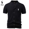 2026 Spring and Summer New Embroidery Turtleneck Zipper POLO Shirt Business Casual Men's Short-sleeved Polo Shirt for Men