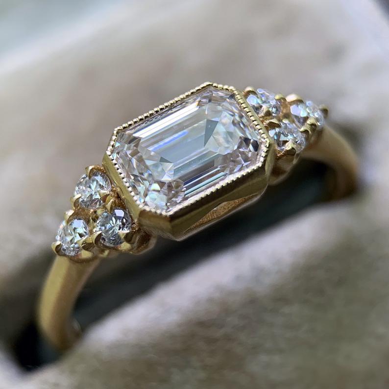 Three Heroes 2024 Trendy European & American Engagement Rings with Cubic Zirconia