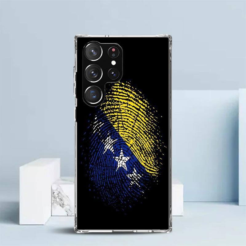 Bosnia And Herzegovina Flag Phone Case For Samsung Galaxy S24 S25 Edge S26 Ultra S22 S23 Plus S21 + S20 FE Soft TPU Back Cover G