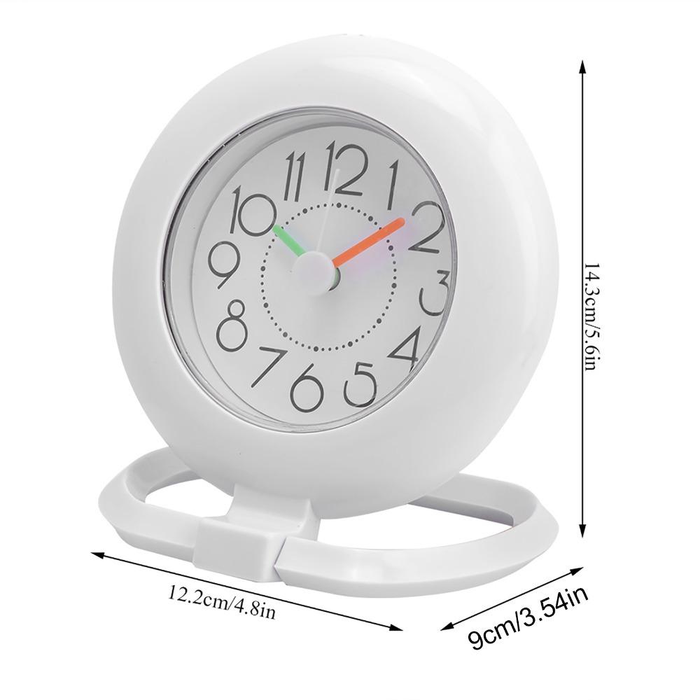 Waterproof Design Shower Clock Plastic Hanging Table Clock Bathroom Wall Clock Home Decoration