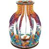 Acryl Holz Diamant Malerei Tischvase Ornamente Set 5D DIY Diamant Malerei Schreibtischornament Blumenvase