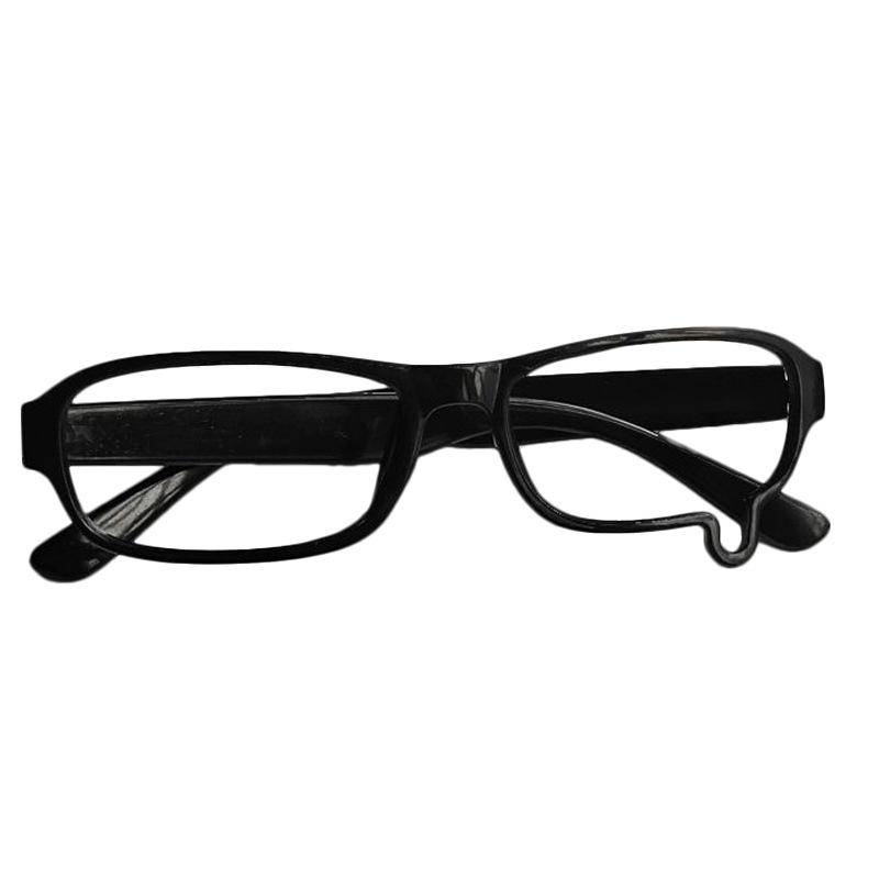 Unisex Personality Black Teardrop Glasses Frame No Lenses Anime-Shaped Photography Stage Performances Cosplay Eyeglasses