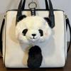 Cute Red Panda Plush Keychain With Scent And Pullable Tail Mini Stuffed Animal Pendant Ornament