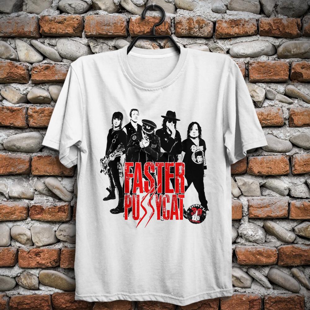 Faster Pussycat Band T-shirt Taime Downe Wake Me When It Over Faster Pussycat XXXXL