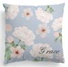 European-style Flower Pillowcase, Retro American Rose Flower Printed Pillow and Cushion Cover