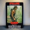 Rambo First Blood 2 Movie Metal Poster Tin Sign Sylvester 20x30cm Plate