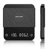 2kg 0.1g Digital Smart Drip Coffee Scale Timer Household Drip Kitchen Scales Weighing Double-row Display Weight with Timer