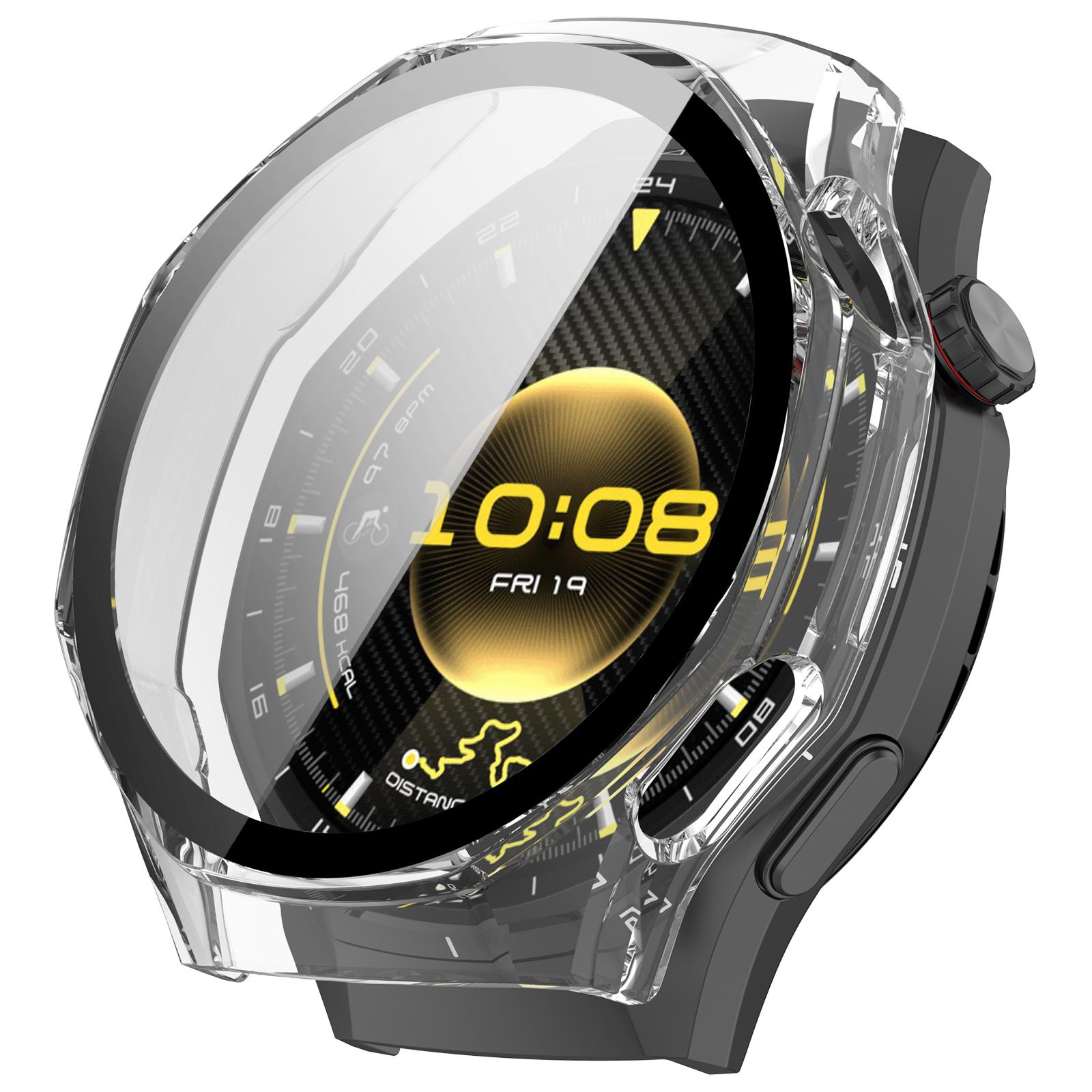 

Tempered Glass Film+Case For Huawei Watch GT6 Pro 46mm Official Scale Screen Glass Protective Shell Huawei Watch GT6 Pro Cover Huawei GT6 Pro 46mm прозрачный