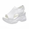 Fashion Comemore Women Sport Sandals Mesh Casual Ladies Wedge Shoes 2025 Platform Slip-On Female Sandalias Soft Thick Bottom White Mujer
