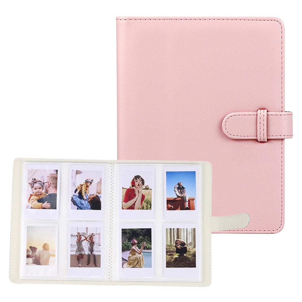 Pink Blue Purple Picture Storage Book PU Ticket Organizer Album PU Photo Album Holiday Gift Giving