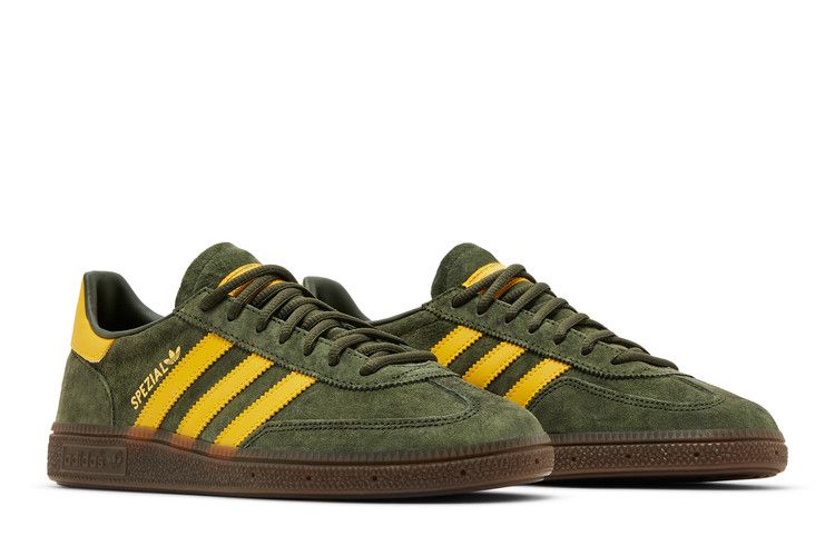 Men's Sneakers adidas Handball Spezial Night Cargo Tribe Yellow Night Cargo/Tribe Yellow/Gum