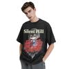 Silent Hill F Hinako Koszulki Hip Hop Sprana Koszulka z Krótkim Rękawem Vintage dla Mężczyzn Kobiet Graficzne Nadruki Topy T-shirty