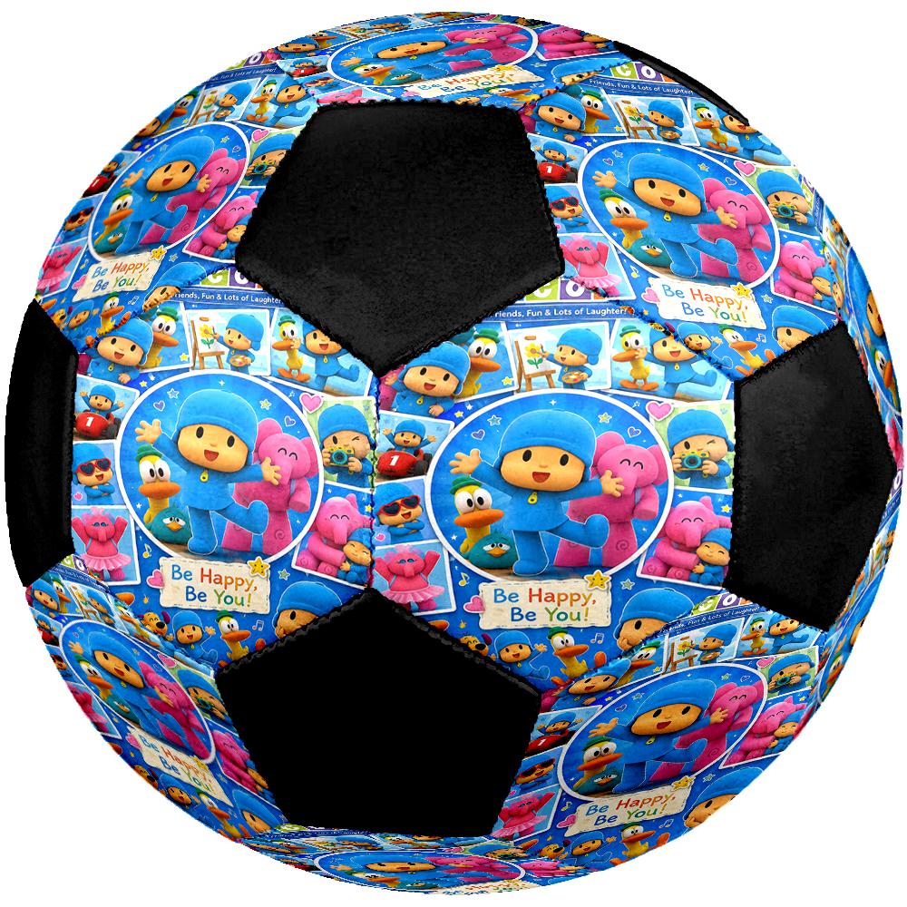 Pocoyo Theme Size 5 Soccer Ball, Suitable for Both Indoor and Outdoor Matches, a Gift Suitable for Everyone.