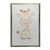 Smiling Giraffe - Poster For Children Smiling Giraffe - Poster For Children, 30X40 Cm, Light Oak Wooden Frame, Matte Paper 230 Gsm