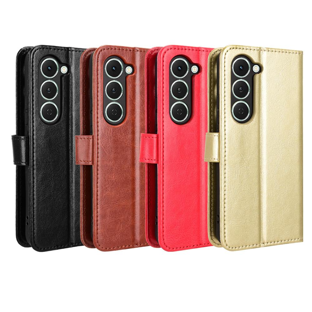 for Tecno Spark 40 Pro 4G Wallet Case with Kickstand & Card Slots – Shockproof, Dustproof, Business Heavy Duty Flip Leather Cover