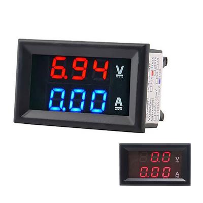 Dc 0-100V 10A Digitale Voltmeter Ampèremeter Amp Voltmeter 0,28&Quot; Rood Blauw Led