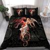 Duvet Cover Set  Home Textiles Tmarc Tee Viking Dragon Tree of Life Bedding Set