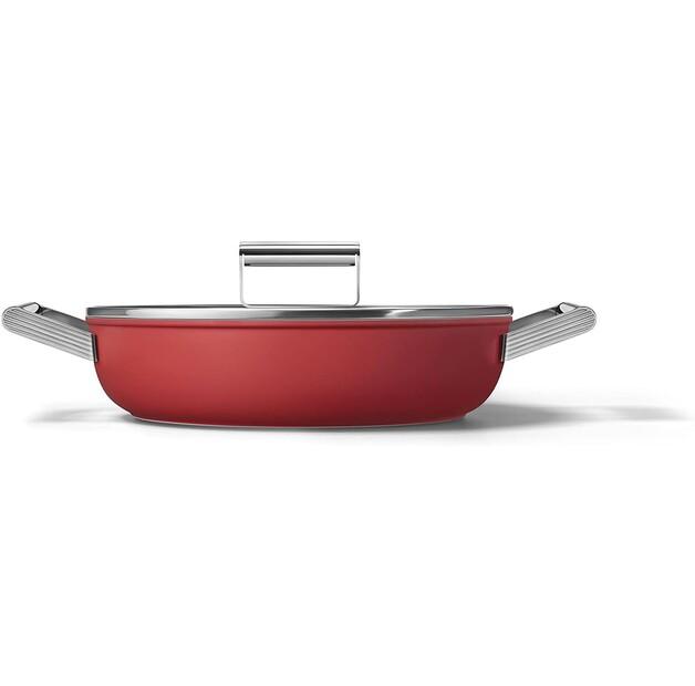 Сковорода для тушения Smeg CKFD2811RDM 28 см