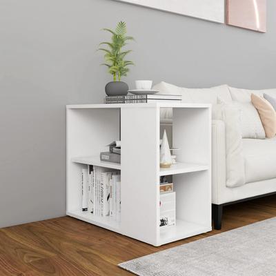 Vidaxl Side Cabinet, White, 60X30X50 Cm, Wood-Based Material