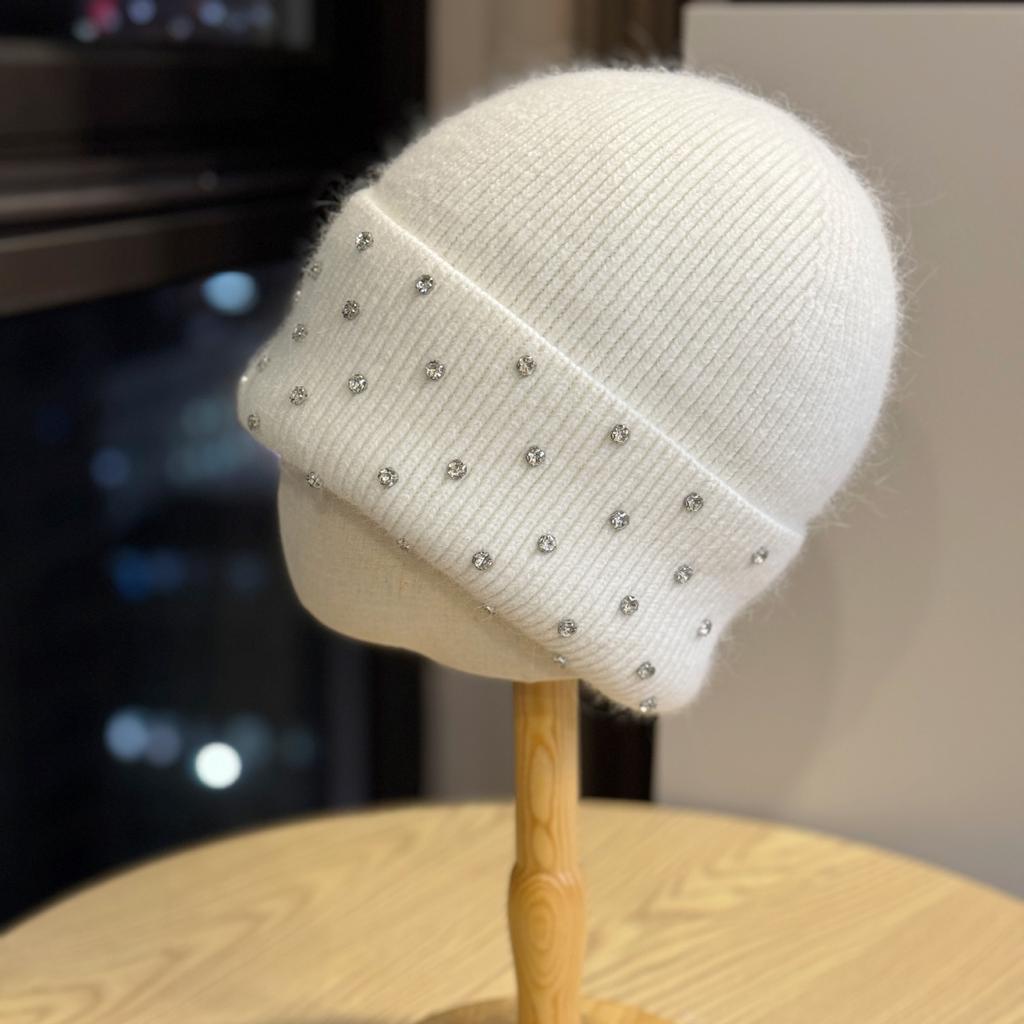 Winter Fashion Warm Large Head Circumference Pullover Hat Winter Thickened Ear Protection Knitted Hat
