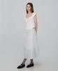 CHICKS Heart Neck Short Sleeve Ivory