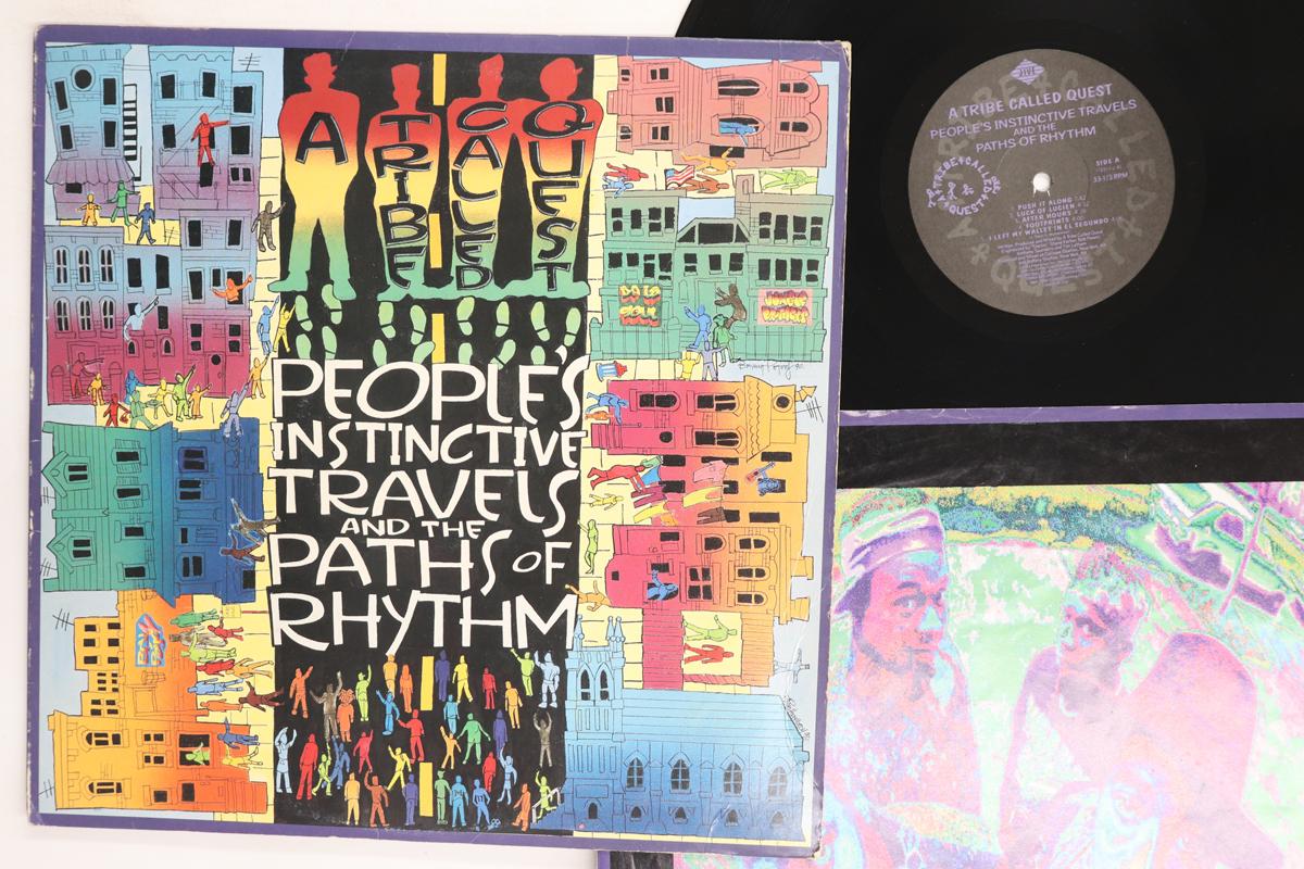 

LP Record A TRIBE CALLED QUEST Peoples Instinctive Travels And Th 13311J JIVE 1990 US Rap HipHopRB Used